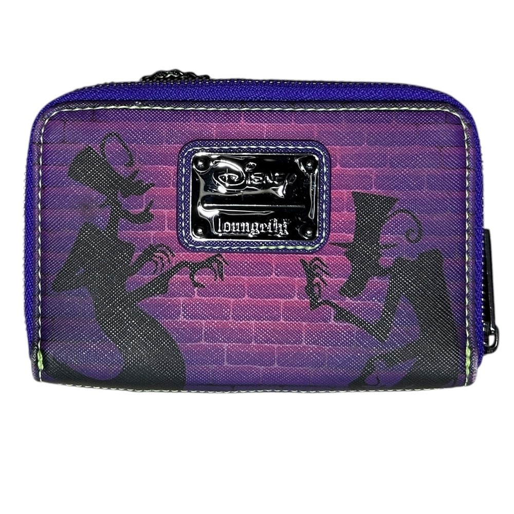 LOUNGEFLY Disney Princess and the Frog Dr Facilier Glow Zip Wallet Villain - Picture 3 of 9